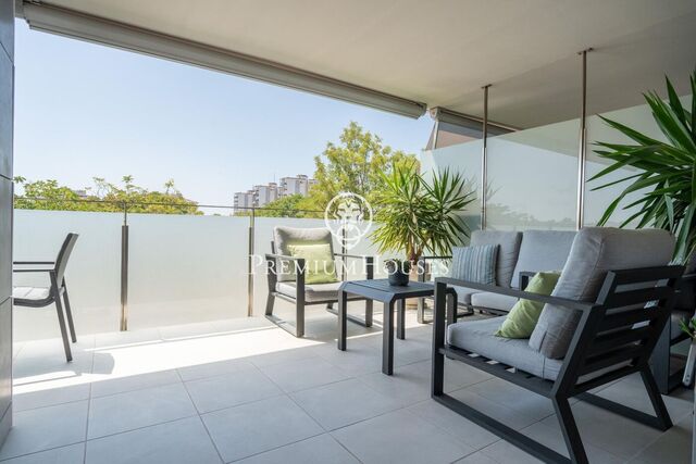 Appartement avec vue dégagée et grande terrasse à La Plana