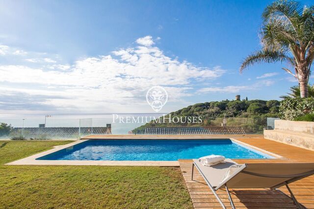 Casa en alquiler con magníficas vistas al mar en Arenys de Mar