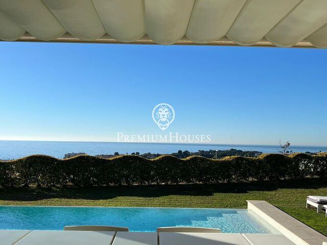 House for rent in Sant Vicenç de Montalt with spectacular sea views