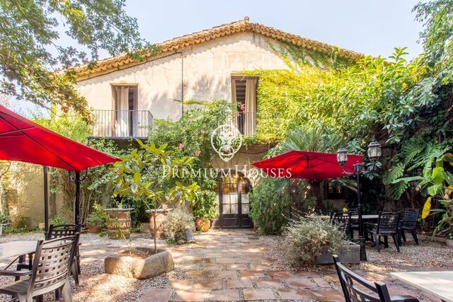 Traspaso Restaurante en  Masía del Siglo XIV en el Corazón de Alella