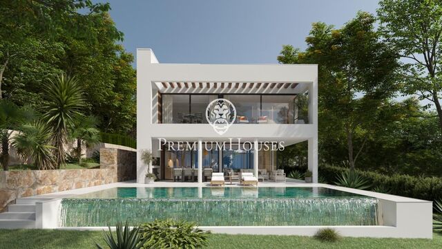 Spectacular detached house under construction in the Mirador de Sant Andreu de Llavaneres area
